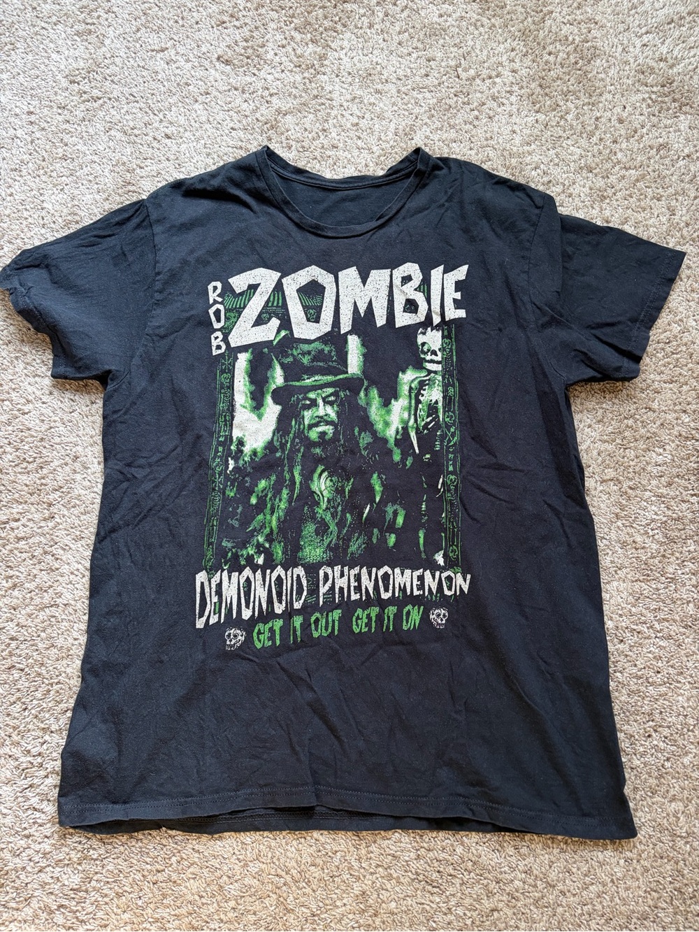 Gildan Black Rob Zombie Graphic Tee